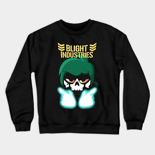 Blight Industries Crewneck Sweatshirt by Ranarchy666